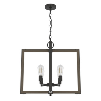 Woodburn Four Light Pendant in Noble Bronze (47|19808)