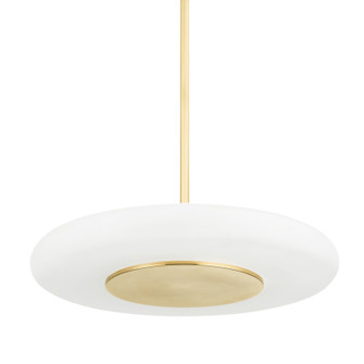 Blyford LED Pendant in Aged Brass (70|PI1896701L-AGB)