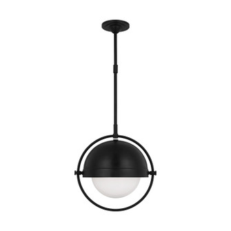 Bacall One Light Pendant in Aged Iron (454|TP1101AI)