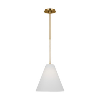 Remy One Light Pendant in Burnished Brass (454|AEP1061BBS)