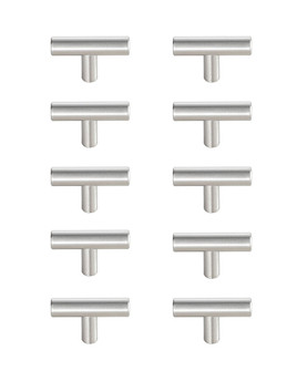 Quinn Bar Pull Multipack (set of 10) in Brushed Nickel (173|PL400-1-NK-10PK)