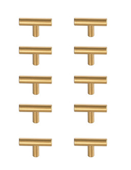 Quinn Bar Pull Multipack (set of 10) in Brass (173|PL400-1-BR-10PK)