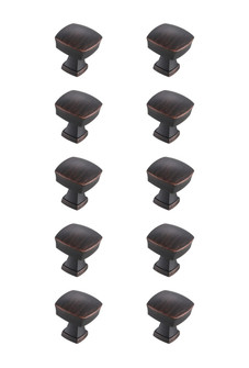 Irvin Knob Multipack (Set of 10) in Oil-rubbed Bronze (173|KB2022-ORB-10PK) Irvin Knob Multipack (Set of 10) in Oil-rubbed Bronze (173|KB2022-ORB-10PK)