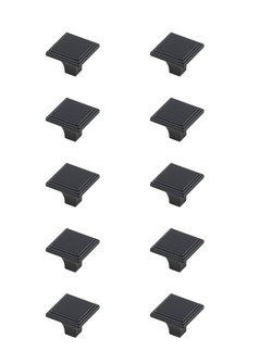 Wilow Knob Multipack (Set of 10) in Matte Black (173|KB2012-MB-10PK) Wilow Knob Multipack (Set of 10) in Matte Black (173|KB2012-MB-10PK)