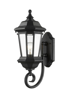 Melbourne One Light Outdoor Wall Sconce in Black (224|540M-BK)