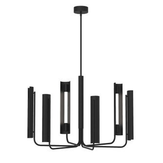 Carson LED Chandelier in Midnight Black (454|KC1076MBK)