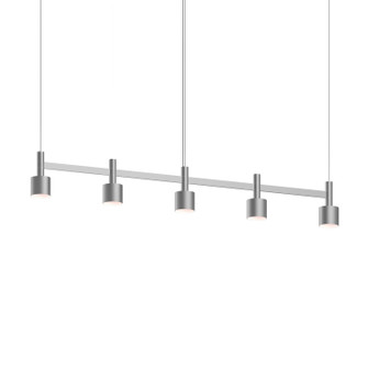 Systema Staccato LED Linear Pendant in Bright Satin Aluminum (69|1785.16-CYL)