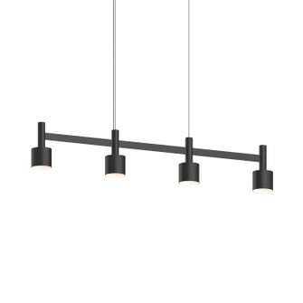 Systema Staccato LED Linear Pendant in Satin Black (69|1784.25-CYL)