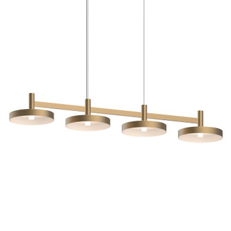 Systema Staccato LED Linear Pendant in Brass Finish (69|1784.14-PAN)