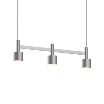 Systema Staccato LED Linear Pendant in Bright Satin Aluminum (69|1783.16-CYL)