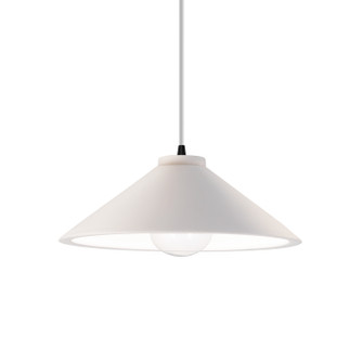 Radiance One Light Pendant in Bisque (102|CER-6240-BIS-MBLK-WTCD)