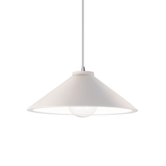 Radiance One Light Pendant in Bisque (102|CER-6240-BIS-CROM-WTCD)
