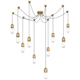 Junio LED Pendant in Hand-Rubbed Antique Brass (268|TOB 5645HAB-CG-10)