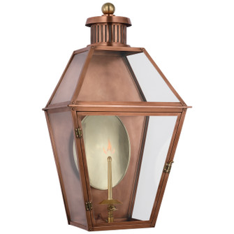 Stratford Gas Gas Wall Lantern in Soft Copper (268|CHO 2451SC-CG)