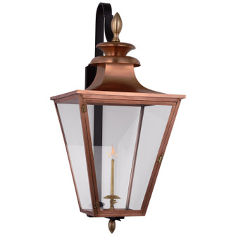 Albermarle Gas Gas Wall Lantern in Soft Copper and Brass (268|CHO 2437SC-CG)