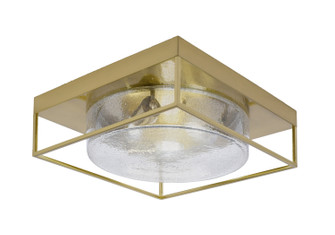 Flush Mounts Three Light Flush Mount in New Age Brass (200|856-NAB-2)