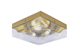 Flush Mounts Three Light Flush Mount in New Age Brass (200|842-NAB-0)