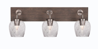 Oxbridge Three Light Bathroom Lighting in Graphite & Painted Distressed Wood-look (200|1773-GPDW-4812)