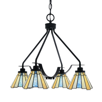 Odyssey Three Light Chandelier in Matte Black (200|2604-MB-9335)