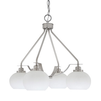 Odyssey Three Light Chandelier in Brushed Nickel (200|2604-BN-212)