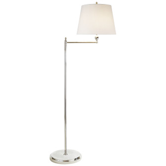 Paulo One Light Floor Lamp in Polished Nickel (268|TOB 1201PN-L)