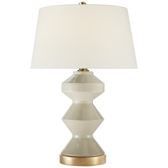 Weller One Light Table Lamp in Coconut Porcelain (268|CHA 8666ICO-L)