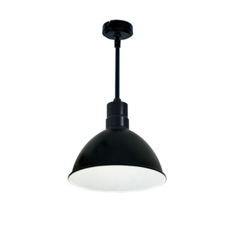 LED Rlm Stem Mounted LED Shade in Black Outer / White Inner (167|NRLM-10ST3030BWLE4/48)