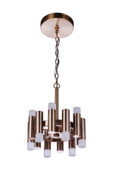 Simple Lux LED Convertible Semi Flushmount in Satin Brass (46|57552-SB-LED)