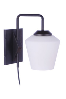 Rive One Light Wall Sconce in Flat Black (46|56761P-FB)