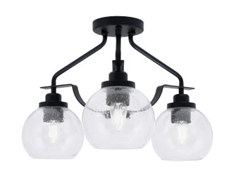 Odyssey Three Light Semi-Flush Mount in Matte Black (200|2607-MB-4100)