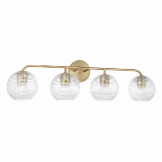 Dolan Four Light Vanity in Matte Brass (65|149941MA-544)