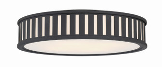 Kendal Four Light Flush Mount in Black Forged (60|KEN-8305-BF)