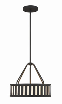 Kendal Three Light Pendant in Black Forged (60|KEN-8303-BF)