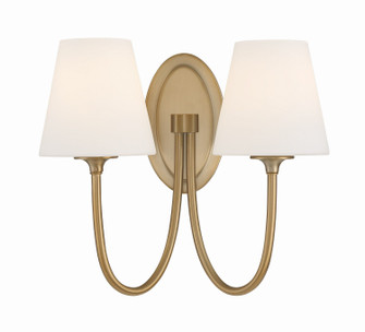 Juno Two Light Wall Sconce in Vibrant Gold (60|JUN-10322-VG)
