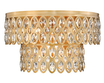 Dealey Nine Light Flush Mount in Heirloom Brass (224|822F20-HB)