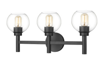 Sutton Three Light Vanity in Matte Black (224|7502-3V-MB)