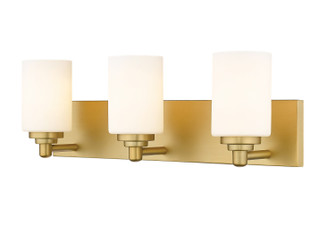 Soledad Three Light Vanity in Brushed Gold (224|485-3V-BG)