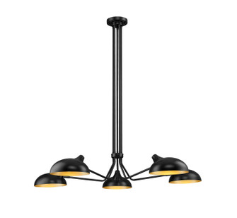 Bellamy Five Light Chandelier in Matte Black (224|1942-5MB)