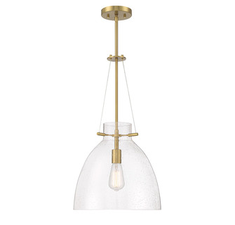 Foster One Light Pendant in Warm Brass (51|7-7006-1-322)