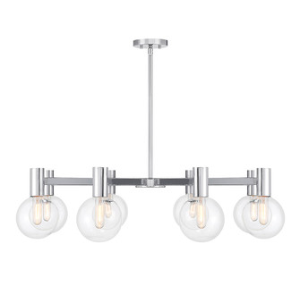 Wright Eight Light Chandelier in Chrome (51|1-3074-8-11)