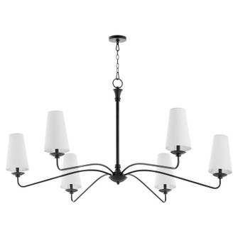 Euphora Six Light Chandelier in Matte Black (19|636-6-59)