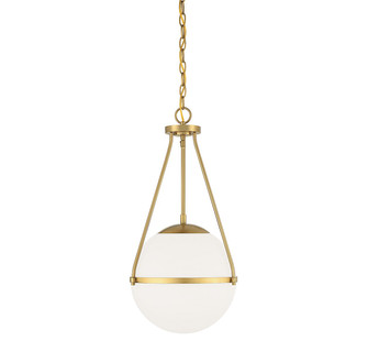 One Light Pendant in Natural Brass (446|M7025NB)