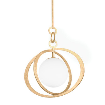 Olancha One Light Pendant in Vintage Gold Leaf (67|F7922-VGL)