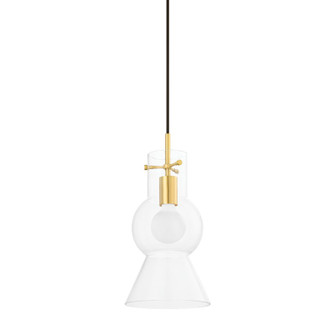 Mirabel One Light Pendant in Aged Brass (428|H702701S-AGB)