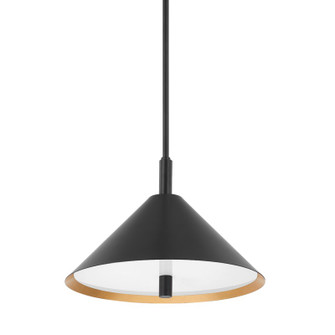 Brianna Two Light Pendant in Gold Leaf/Soft Black Combo (428|H629702-GL/SBK)