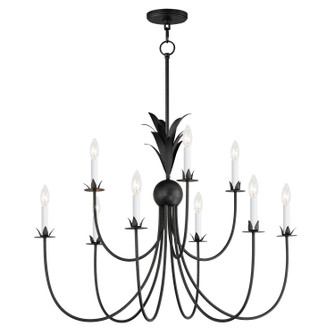 Paloma Nine Light Chandelier in Anthracite (16|2889AR)