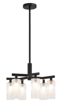 Kristof Six Light Chandelier in Black (423|C60806BK)