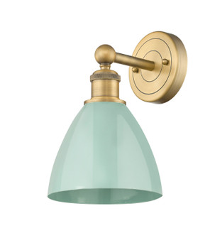 Downtown Urban One Light Wall Sconce in Brushed Brass (405|616-1W-BB-MBD-75-SF)