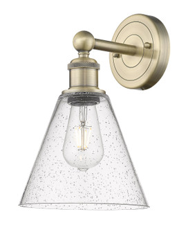 Downtown Urban One Light Wall Sconce in Antique Brass (405|616-1W-AB-GBC-84)