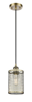 Downtown Urban LED Pendant in Antique Brass (405|516-1P-AB-M18-AB)